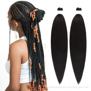 Synthetic Long Ombre Pre-Stretched Private Label Braid Pre Stretch Pre Stretched Braiding Hair